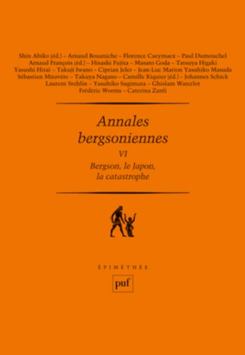 Bergson, le Japon, la catastrophe