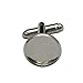beadsnice Cufflink Blanks with 14mm Circel Bezel for Personalized Cuff Links Making Gift for Him 5Pair Per Lot...