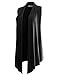 BIADANI Women Versatile Soft Sleeveless Open Front Drape Cardigan