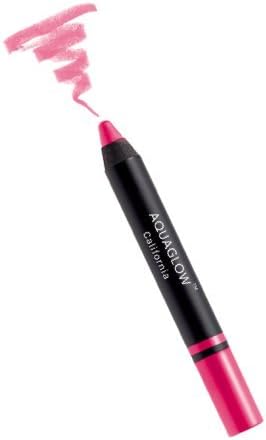 AQUAGLOW California Chubby Lip Pencil +Beeswax, Vitamin E, Natural, Organic, Cruelty Free (Made in USA) (One, Soft Pink)