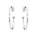 Pandora Essence Hoops of Versatility Small Silver Hoop Earrings 297727