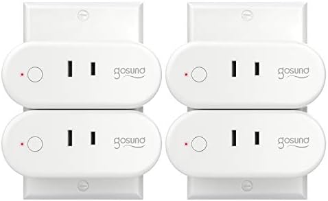 スポンサー プロダクト Amazon Alexa認定 ゴウサンド Gosund スマートプラグ Wi Fiコンセント タイマー付きコンセント 年間定番 Google Home Echo Alexa 4個セット スマーホ遠隔操作 直差しコンセント 対応