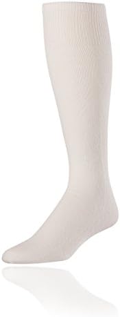 TCK PADDED Baseball Sanitary Liner Socks in White Cotton