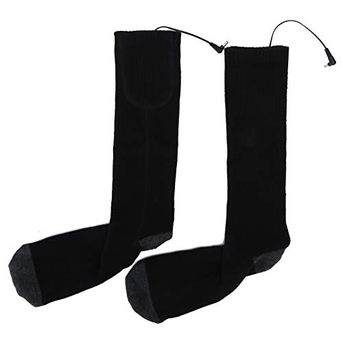 Verwarmde sokken, oplaadbare voetenwarmers, elektrisch verwarmde voetbedekking voor de winter, indoor, outdoor, sport… - Image 3