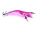 Fishcm 6pcs/lot Electronic Plastic Shrimp Lure Luminous Squid Jig Hook 12g 10.5cm