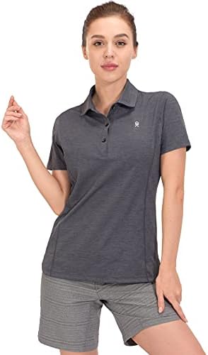 Little Donkey Andy Women’s Quick Dry Lightweight Golf Polo Shirt Short Sleeve Moisture Wicking Tees