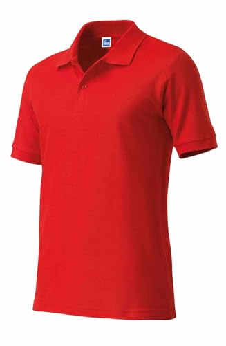 Siggi Group Men's Summer Polo Hemd, Rot, M