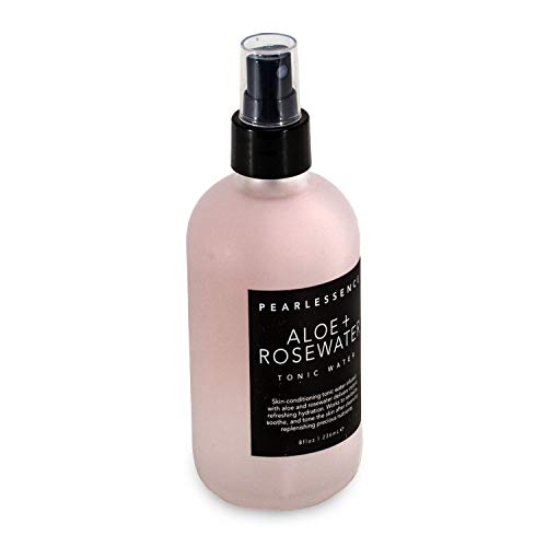 Pearlessence Aloe + Rosewater Tonic Water Face Mist Delivers
