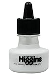 Higgins Super White Pigmented Drawing Ink, 1 Ounce Bottle (44100)
