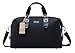 Ulgoo Travel Duffel Tote Bag Waterproof Weekend Overnight Gym Totes in Trolley Handle (Black)