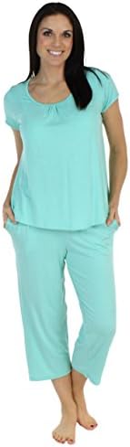 bSoft Solid Teal Blue Capri Set (BSBJ1830-1023-LRG)