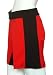 UN92 Women Stripe MMA Fight Shorts - Red/Black