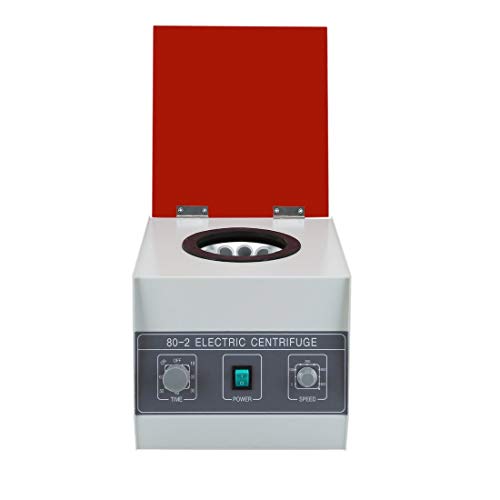 Formulaone Low Speed Electric Centrifuge Machine Desktop Laboratory Medical Practice Supplies Device 4000 RPM 20mlx12 - Grey