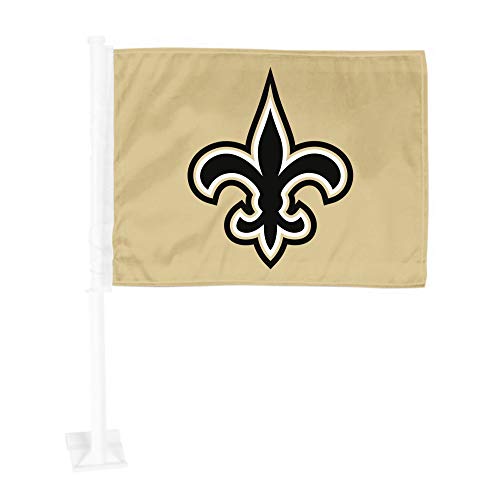 FANMATS 41663 New Orleans Saints Car Flag 2-pk