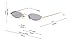 Gamt Vintage Oval Sunglasses for Women and Men Small Metal Frame Candy Colors Grey