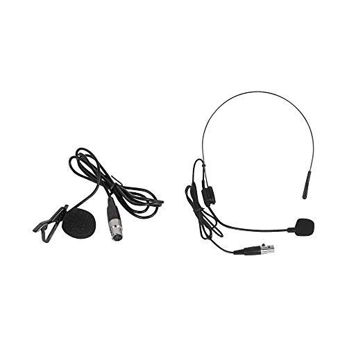 Wireless Microphone System 8 Channel Pro Audio UHF 8 Lavalier Bodypacks 8 Lapel Mic 8 Headsets For Karaoke System Church Speaking Conference Wedding Party 3 Year Warranty