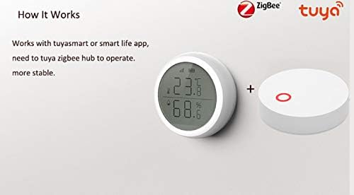 Smart Tuya Zigbee Hub Gateway Wireless Smart Home Bridge para domtica control remoto y monitoreo funciona con Alexa Google Assistant