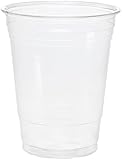 SOLO Cup Company Plastic Party Cold Cups, 16 oz., Clear, 50 Count