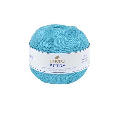DMC Petra Garen, 100% Katoen, Blauw (53845), Maat 5