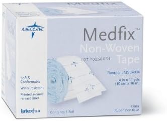Dressing Retention Tape Skin Friendly NonWoven 4 Inch X 11 Yard White NonSterile