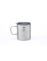 Keith titanio ti3356 doble pared taza con asa pleg
