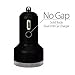 Dual USB Car Charger, FREEDOMTECH 10-Pack USB Car Charger for iPhone X / 8 / 7 / 6s / Plus, iPad Pro / Air 2 / mini, Galaxy S7 / S6 / Edge / Plus, Note 5 / 4, LG, Nexus, HTC and More Devices (Black)