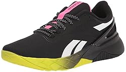 Reebok Men's Nanoflex Cross Trainer, Black/Atomic