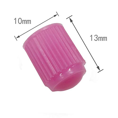 GODESON Plastic Pink Valve Stem Cap for Car, Motorbike, Trucks and Bicycles(Pack of 5pcs) - Thumbnail 3