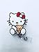 Swivels - Cartoon Retractable Badge Reel - Holder for ID and Name Tag with Alligator Clip (Hello Kitty)