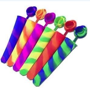 Freezie Pop 6-pack Ice Pop Mold for Summer Get Togethers on Father's Day, Mother's Day, Labor Day, Memorial Day, Birthday Parties and More