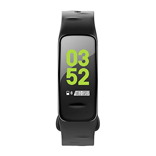 yuemizi C1Plus BT Heart Rate Monitor Smart Touch Bracelet Fitness Wristband (Black)