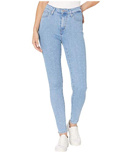 Levi's Women's 721 High Rise Skinny Jean, Azure Polka Dot, 29 Regular
