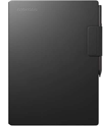Amazon.com: reMarkable Paper Pro Move - Black Leather Book Folio