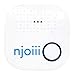 Njoiii Bluetooth Key, Phone, Anything Finder for Your Items with Replaceable Battery, White