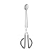 NPYPQ Stainless Steel Kitchen Tongs, 16 Inch Extra Long BBQ Barbecue Tongs for Grilling, Long Reach Grill Tongs with Comfortable Handle - Black