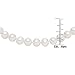 Sterling Silver and White Freshwater Cultured AA Quality Pearl Necklace (6-7mm), 18