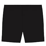 Popular Big Girl's Cotton Bike Shorts - Black - 7/8