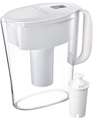 Brita Small 5 Cup Water Filter Pitcher with 1 Standard Filter, BPA Free â€“ Metro, White