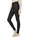 KUBEER Yoga Pants Yoga Capris Leggings Workout Running Sports Tummy Control Shapewear Black