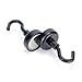 Magician& 25LB Magnetic Hooks - 6 Assorted Colors Strong Powerful Heavy Duty Neodymium Magnet Hooks - Great for Refrigerator, Home, Kitchen, Store, Door Coat Hook, Grill Utensils, Office or Warehouse