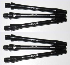 THOR-DARTS ®™ Aluminium shafts 47 mm medium / 35 mm short dart aluminium shafts