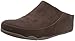 FitFlop Women's Gogh Moc Suede, Dark Brown, 7 M US