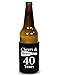 Shop4Ever Cheers & Beers To 40 Years Can Coolie ~ 40th Birthday Party 1980 Fortieth Anniversary Beer Can Sleeve Coolers ~ (40 Yrs, Blk, 12 Pk)