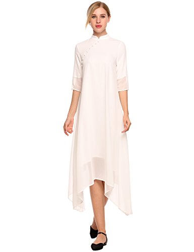 sachin and babi light blue dress Loose Fit Chiffon Dress Sweet V-Neck Floral Chiffon Dress Women Elegant  Long Sleeve Ruffles Mini Dress Flowy Loose Cocktail Party Dress