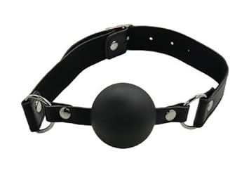 Ballknebel Knebel (Ball-Gag Ballgag Bondage) (schwarz)
