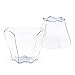 Kingrol 100 Count Mini Dessert Cups with Spoons, 2.3 oz. Disposable Clear Bowls for Mousse, Puddings, Appetizers, Sauces