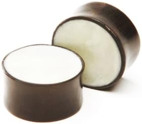 LIMITED EDITION Plugs Handmade from Ebony Wood 11/16" (17mm) SOLD AS A PAIR