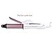 VAV 2 in 1 Hair Straightening & Curling Flat Iron fast heating Ceramic barrel wand Dual Voltage Auto Shut Off
