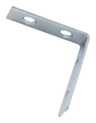 Merriway BH00027 63mm/ 2.5-inch Bright Zinc Plated Corner Braces (Pack of 5)