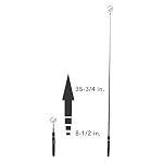 31KdLMqcfNL. SS150 Ullman-HTE-2-Glass-High-Tech-Telescoping-Inspection-Mirror-1-14-Diameter-6-12-to-35-Extended-Handle-Length-Clear